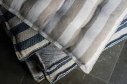 Cojín de asiento Ernst marmoleado 45x45 cm, Gris