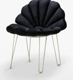 Cojín de asiento Garden Glory Shell, Black