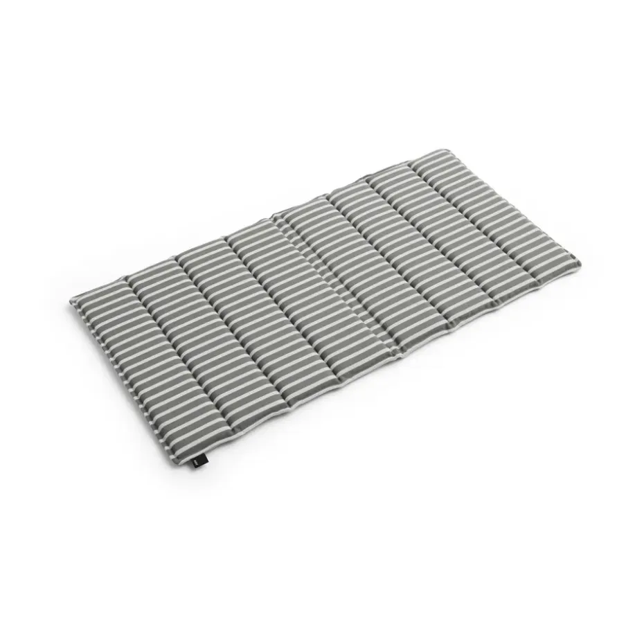 Cojín de asiento Terrazza Folding, Grey bold stripe, 82x40 cm