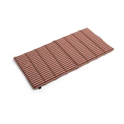 Cojín de asiento Terrazza Folding, Terracotta bold stripe, 82x40 cm
