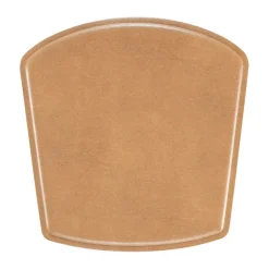 Cojín de silla bar/silla junior ZigZag, Cuero bonded camel