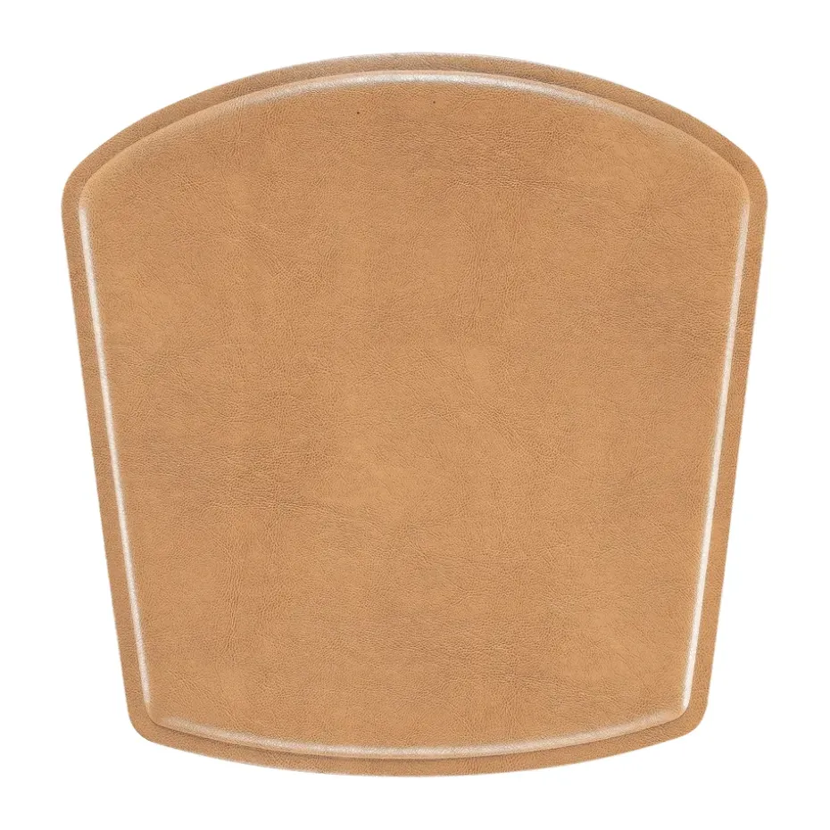 Cojín de silla bar/silla junior ZigZag, Cuero bonded camel