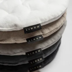 Cojín de silla Pepper Ø37 cm, Gris granito