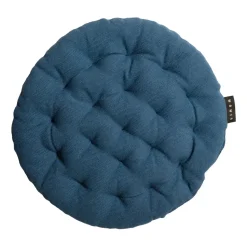 Cojín de silla Pepper Ø37 cm, azul índigo