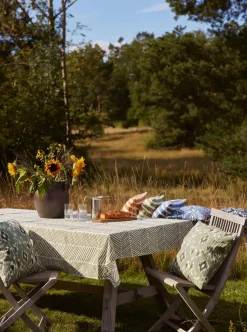 Cojín decorativo Kochi, Sage-grey, 50x50 cm