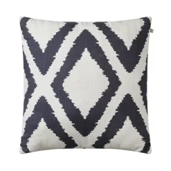 Cojín Diamond, Blue/off white