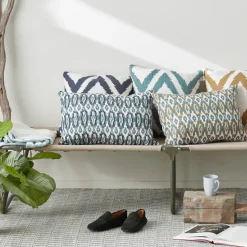 Cojín Diamond, Grey/offwhite, 50x50 cm