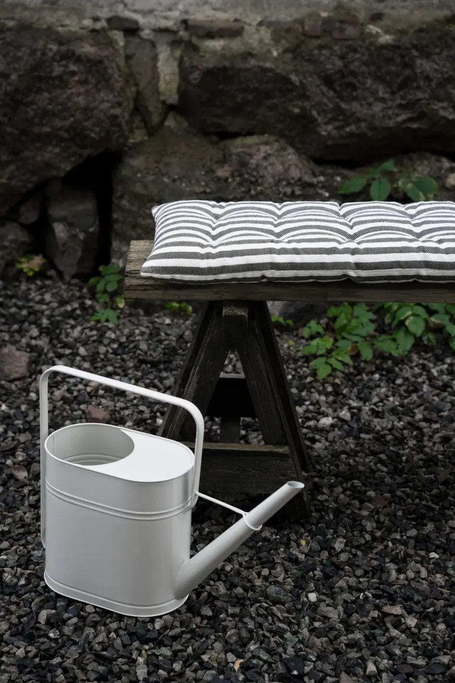 Cojín Ernst 30x100 cm, Salvia-blanco