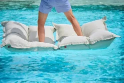 Cojín flotante Ulisse 150x108x25 cm, Taupe