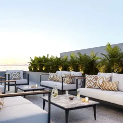 Cojín Ikat Sema, Grey/offwhite, 40 cm