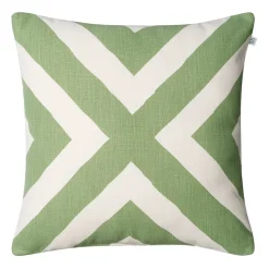 Cojín Impal Outdoor, Sage/off white, 50 cm