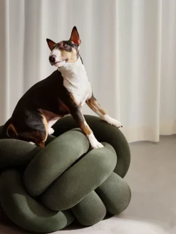 Cojín Knot XL, Forest Green