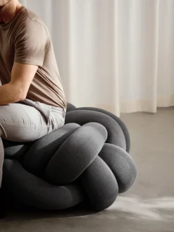 Cojín Knot XL, Grey