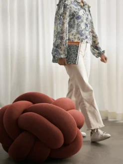 Cojín Knot XL, Ochre