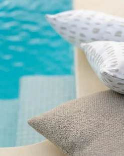 Cojín outdoor Bouclé 40x60 cm, Lumbar (beige)