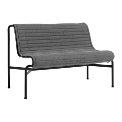 Cojín Palissade Quilted, Anthracite, para Dining banco