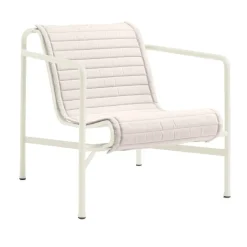 Cojín Palissade Quilted, Sky grey, para sillón lounge low