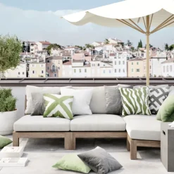 Cojín Pani Outdoor, Offwhite, 50 cm