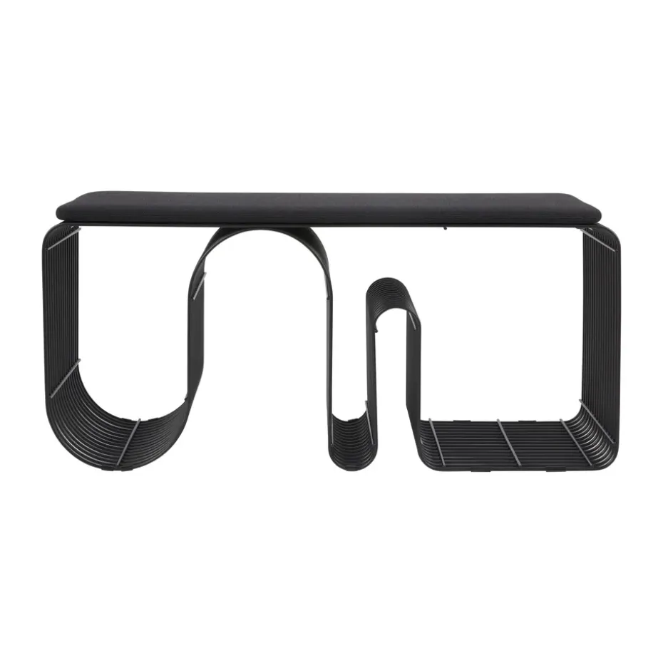 Cojín para banco Curva 32x95,5 cm, Anthracit