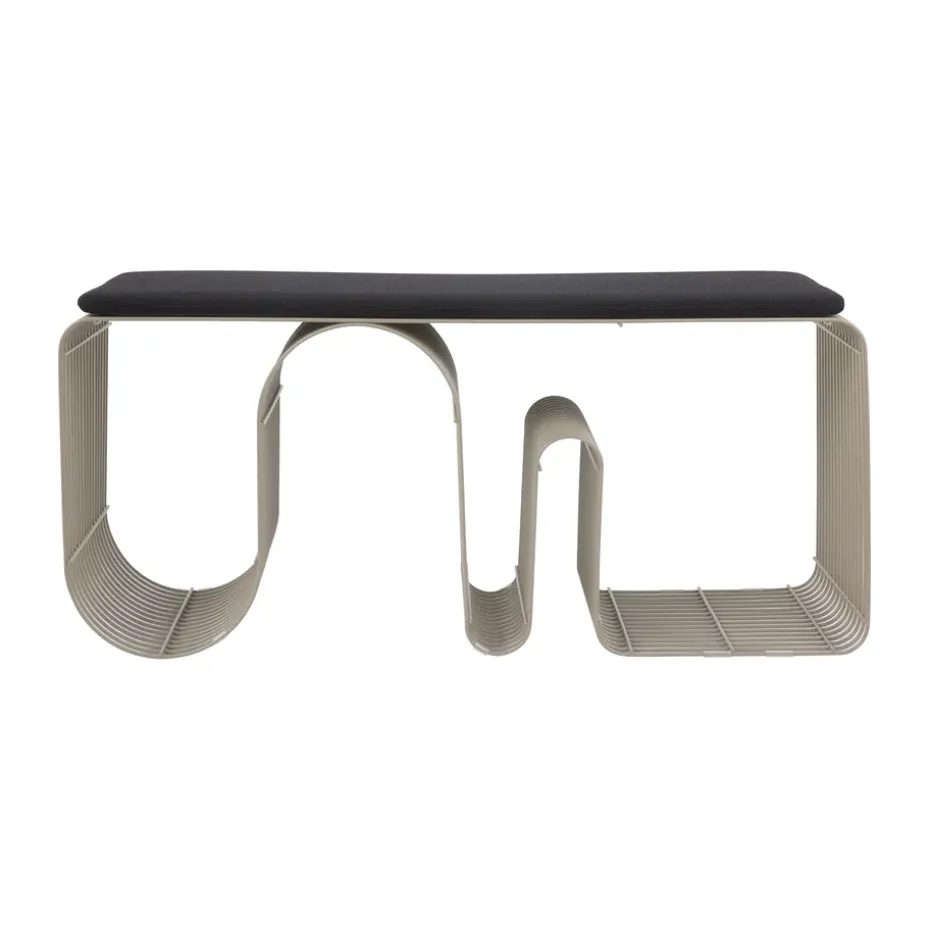 Cojín para banco Curva 32x95,5 cm, Anthracit