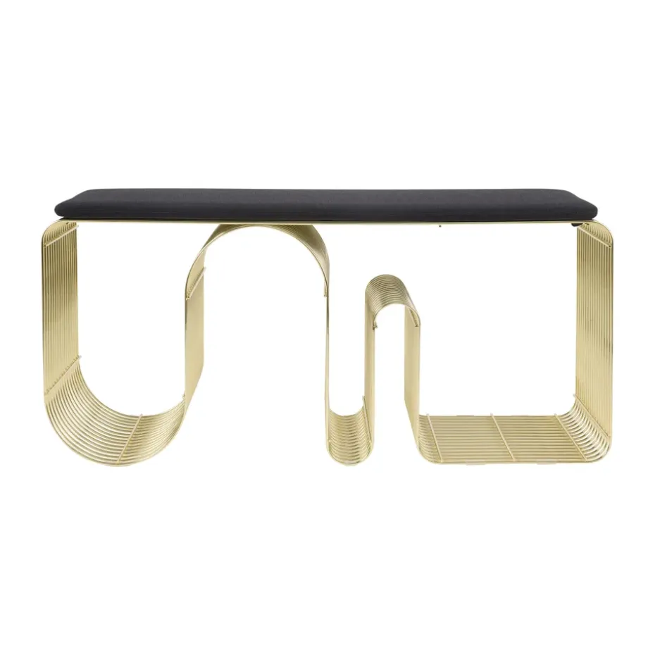 Cojín para banco Curva 32x95,5 cm, Anthracit