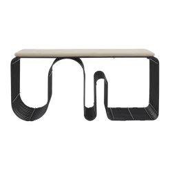 Cojín para banco Curva 32x95,5 cm, Taupe