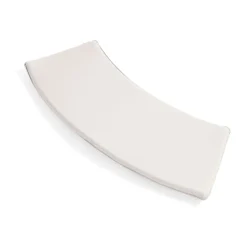 Cojín para banco de parque con respaldo curvado hacia adentro Palissade Dining, Cream white