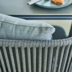 Cojín para silla apilable Moments, Cane-Line Natté grey