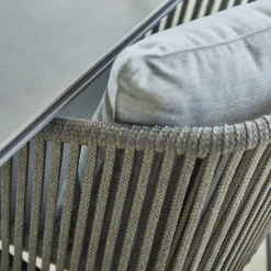 Cojín para silla apilable Moments, Cane-Line Natté grey