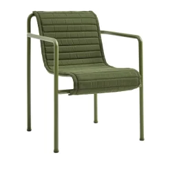 Cojín para silla con reposabrazos Palissade Dining Quilted, Olive
