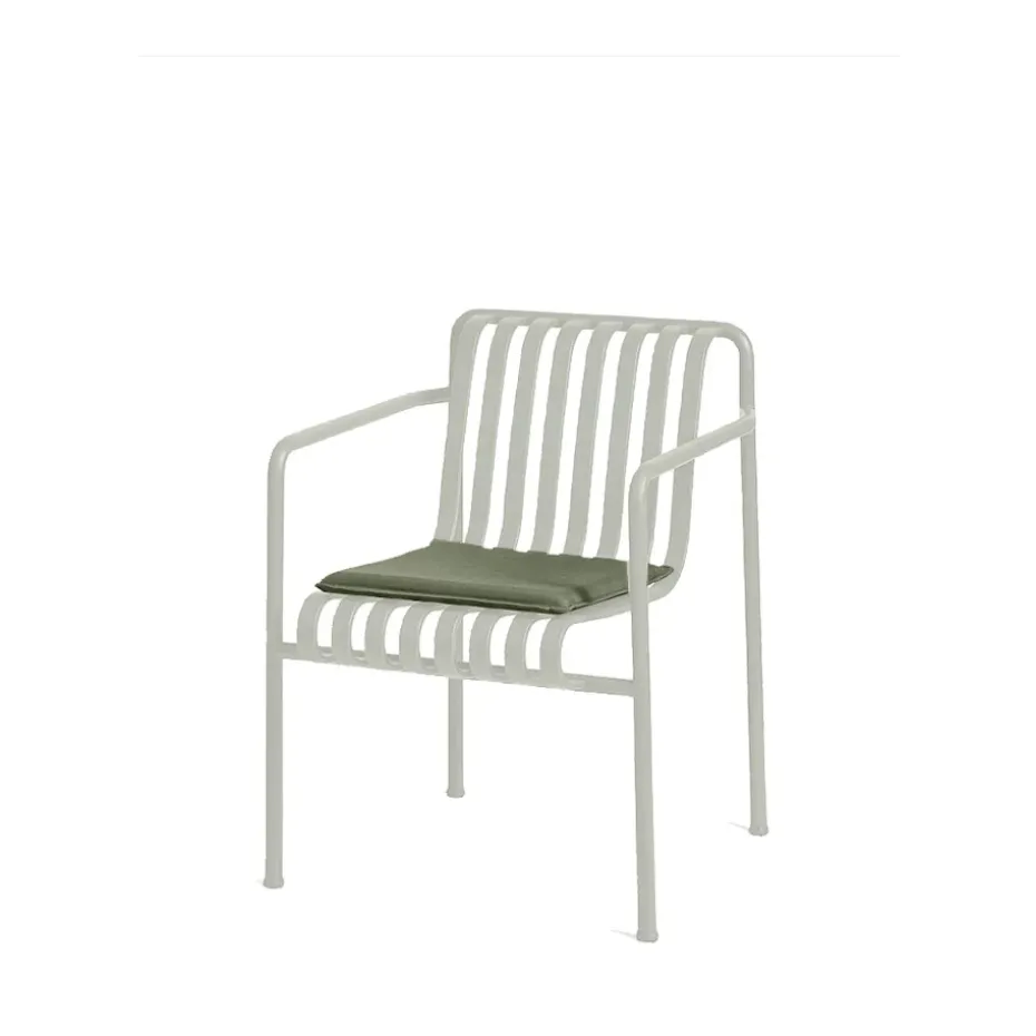 Cojín para silla de comedor con reposabrazos Palissade, Olive