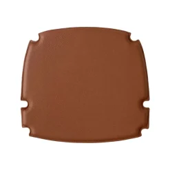 Cojín para silla Drawn HM4, Cuero cognac