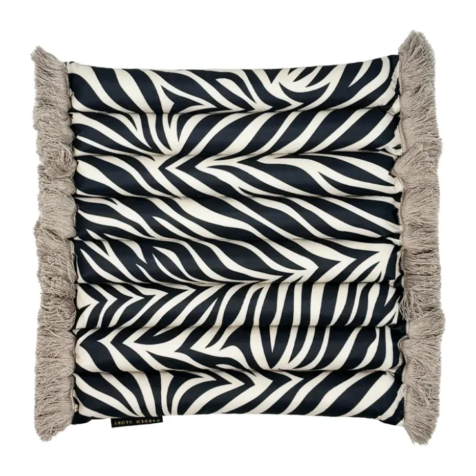 Cojín para silla Garden Glory Outdoor, Zebra fringe