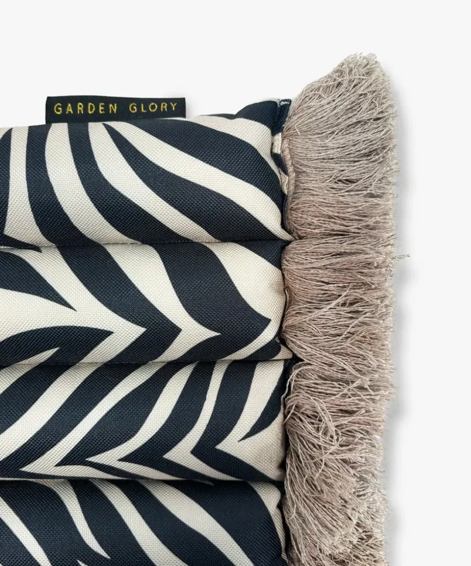 Cojín para silla Garden Glory Outdoor, Zebra fringe