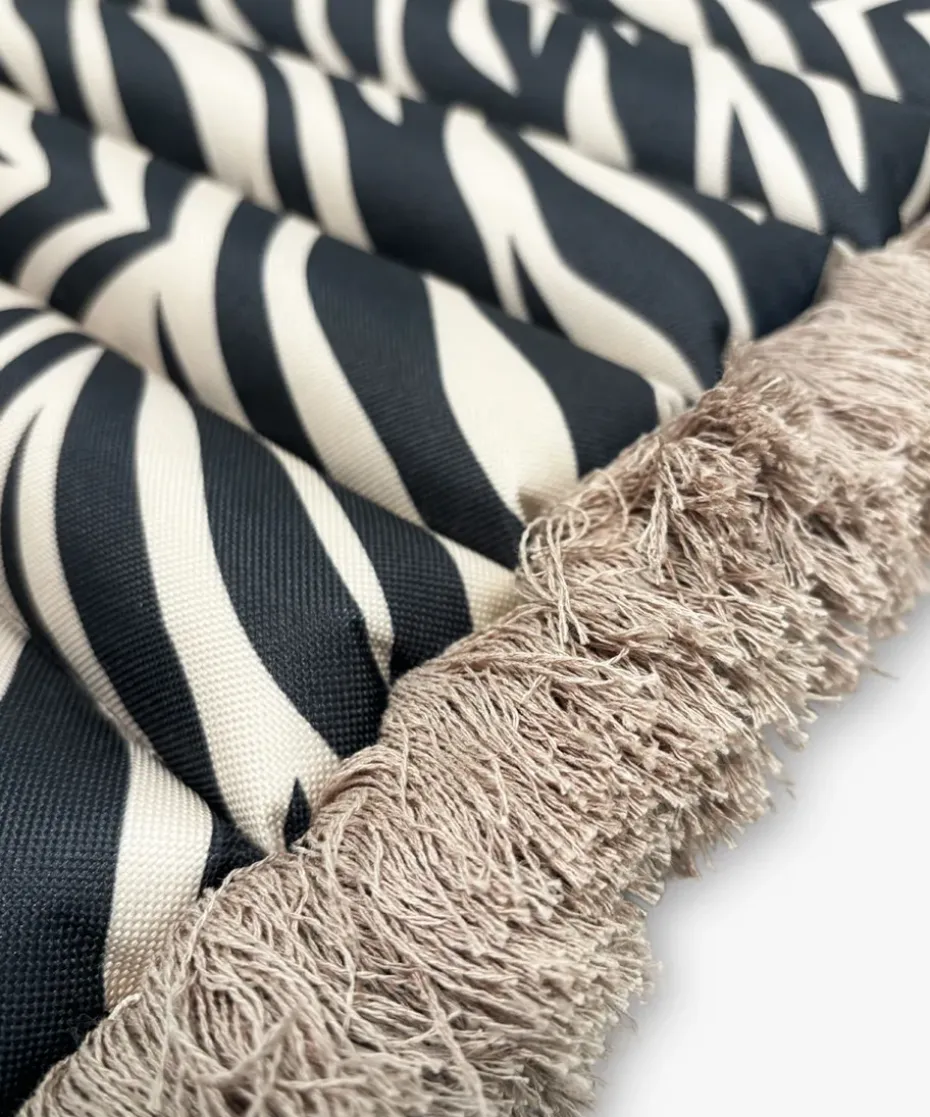 Cojín para silla Garden Glory Outdoor, Zebra fringe