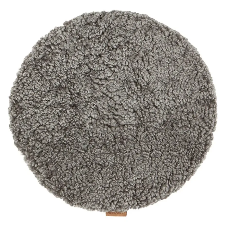 Cojín para silla Jill Shepherd acolchado 38 cm, gris grafito