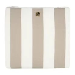 Cojín para silla Lunda 42x45 cm, Taupe striped