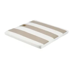 Cojín para silla Lunda 42x45 cm, Taupe striped