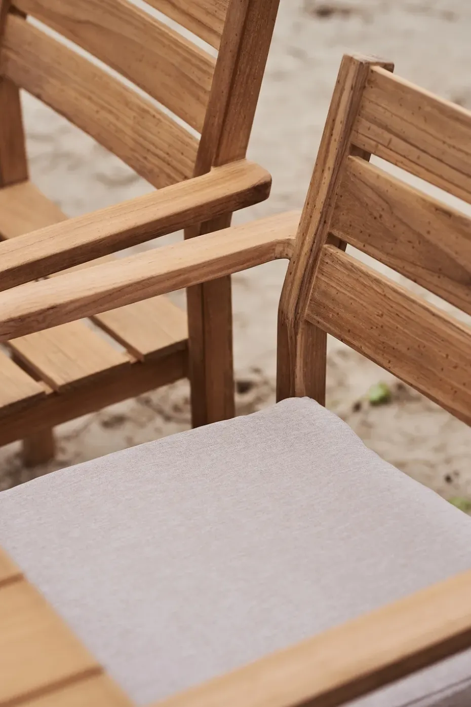 Cojín para silla Nydala 40,6x45 cm, Beige