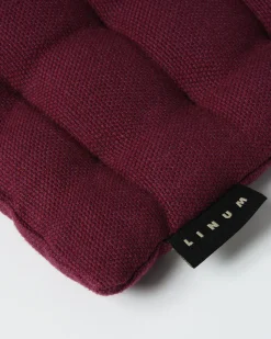 Cojín para silla Pepper 40x40 cm, Rojo burdeos