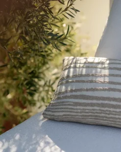 Cojín Stripes outdoor 40x60 cm, Lumbar (beige)