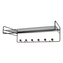 Colgador Bill Hat rack, Negro-marrón oscuro