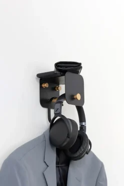 Colgador de pared Hang in There, Black-brass