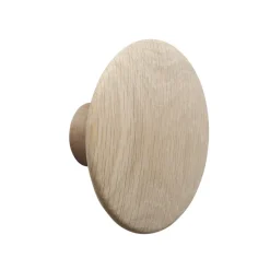 Colgador de pared The Dots, mediano, roble