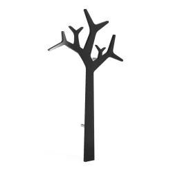 Colgador de pared Tree 134 cm, negro