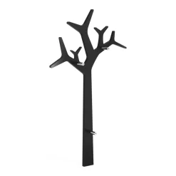 Colgador de pared Tree 134 cm, negro