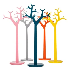 Colgador de pared Tree, Roble lacado transparente