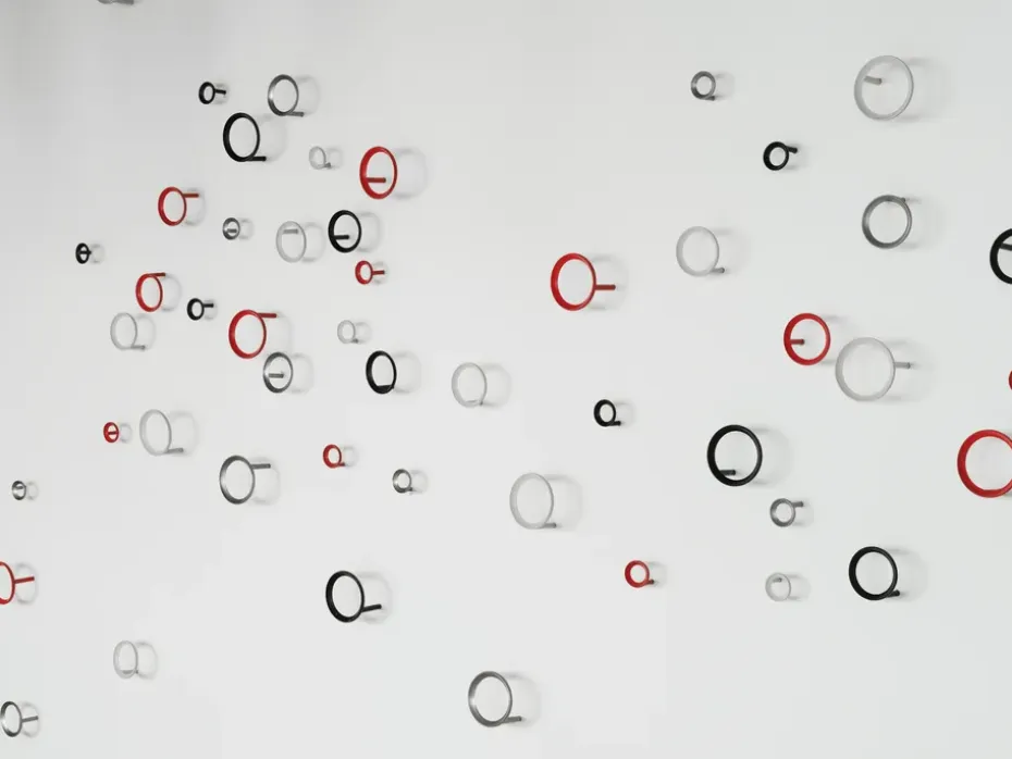 Colgador Loop medium Ø7,8 cm, Warm Grey