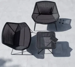 Conjunto de cojines para Butaca Lounge Breeze, Cane-line Natté black