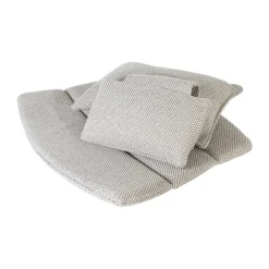 Conjunto de cojines para Butaca Lounge Breeze respaldo alto, Focus light grey